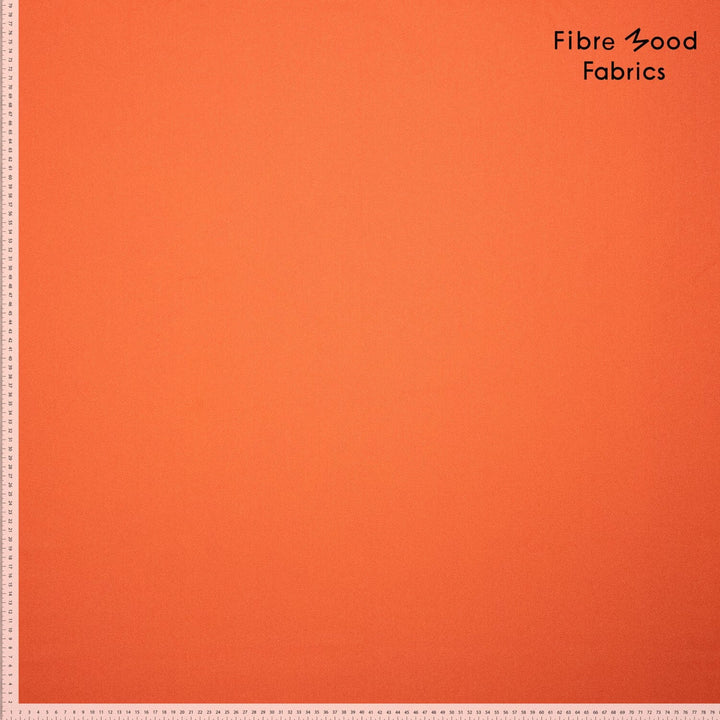 Korallenkuss – Baumwoll-Twill in Korallorange | Fibre Mood Special 5 Fibre Mood 