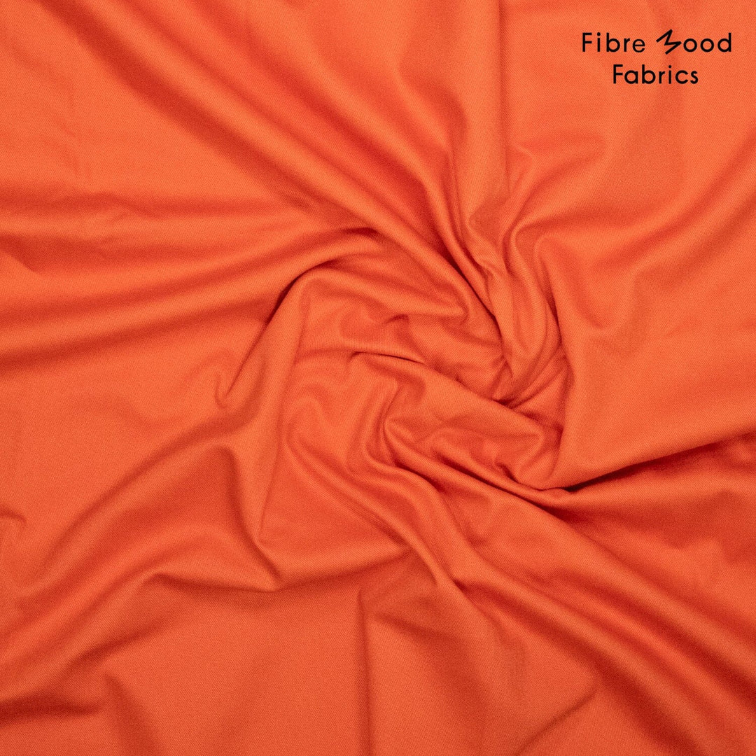 Korallenkuss – Baumwoll-Twill in Korallorange | Fibre Mood Special 5 Fibre Mood 