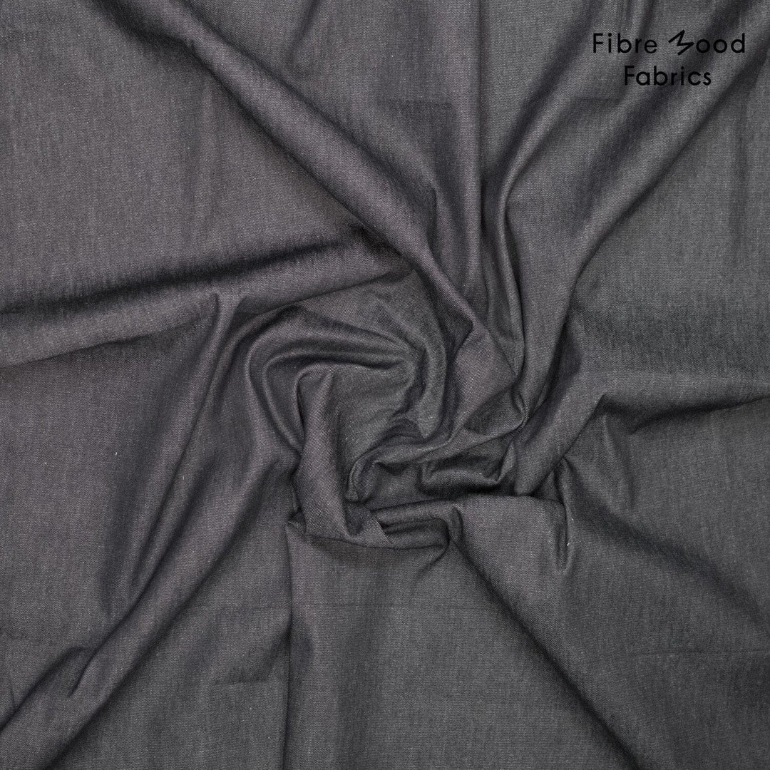 Midnight Hemp – Baumwoll-Hanf Twill Navy | Fibre Mood 40 Fadenwunsch 