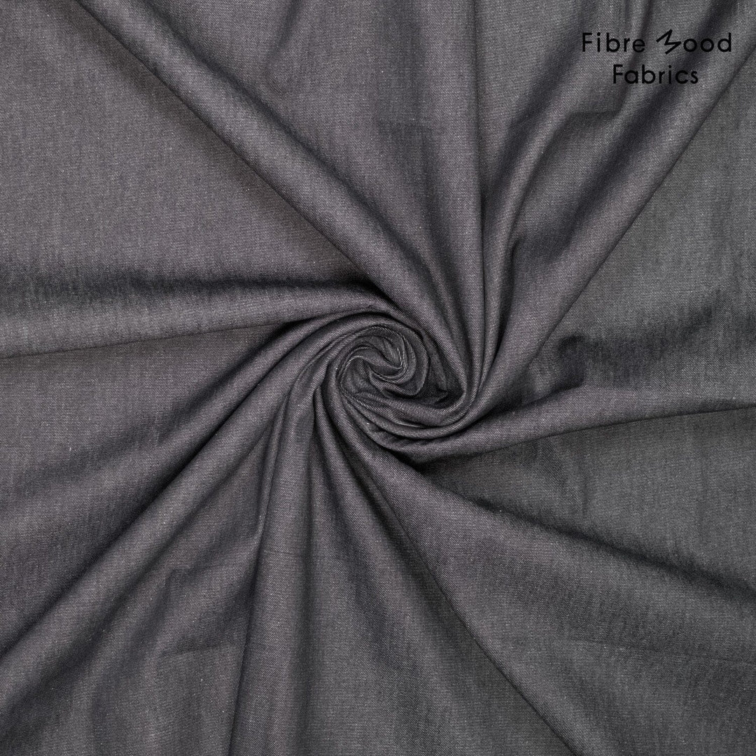 Midnight Hemp – Baumwoll-Hanf Twill Navy | Fibre Mood 40 Fadenwunsch 
