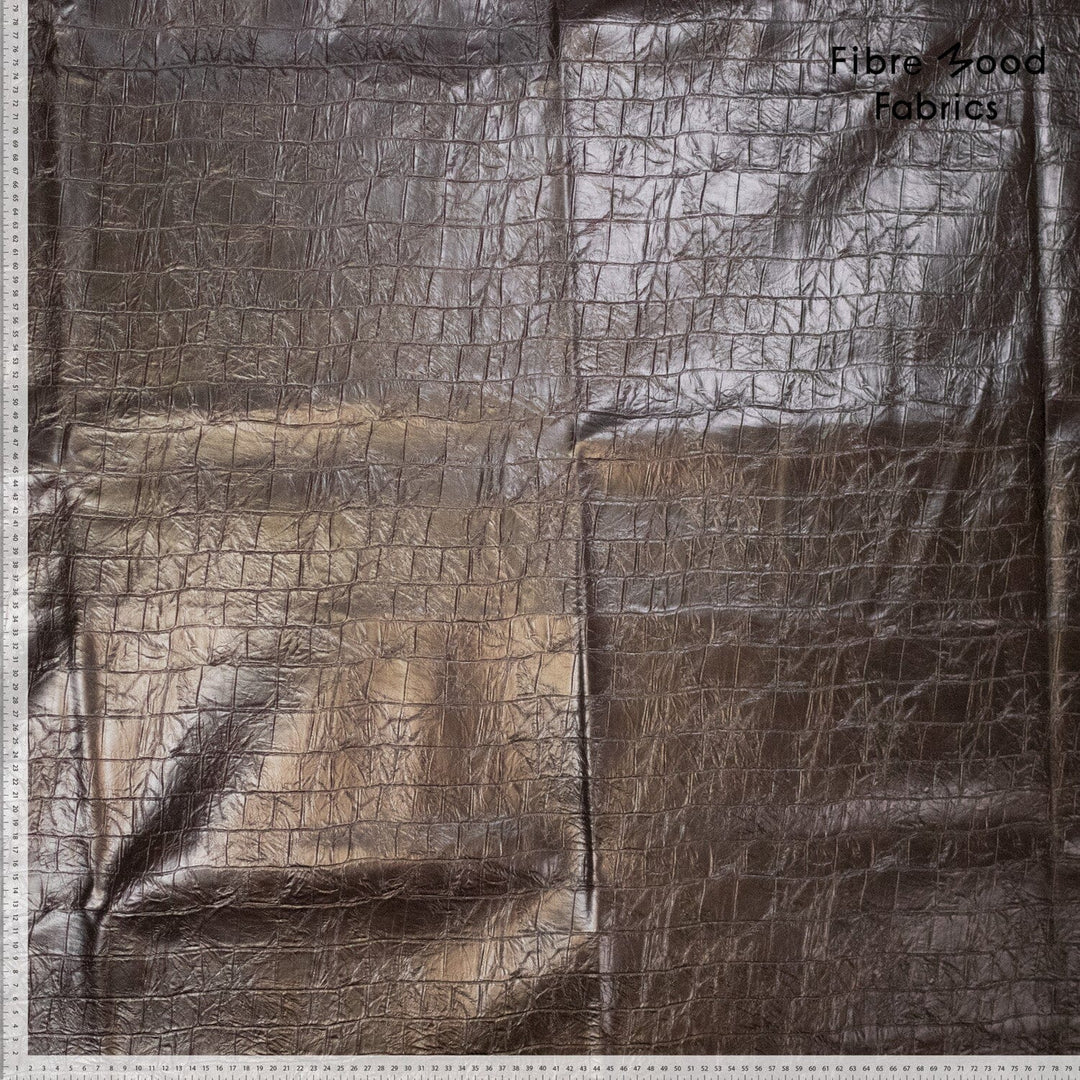 Kroko-Krawall – Kunstleder mit Kroko-Prägung in Taupe | Fibre Mood Special 5 Fibre Mood 
