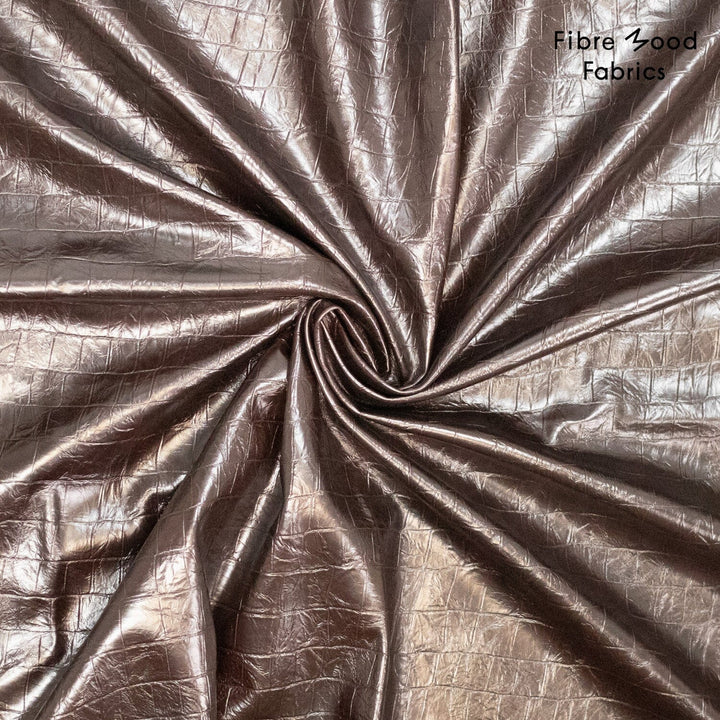 Kroko-Krawall – Kunstleder mit Kroko-Prägung in Taupe | Fibre Mood Special 5 Fibre Mood 