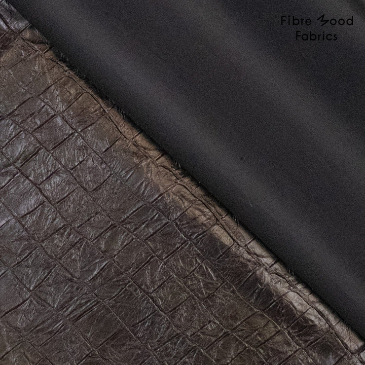 Kroko-Krawall – Kunstleder mit Kroko-Prägung in Taupe | Fibre Mood Special 5 Fibre Mood 