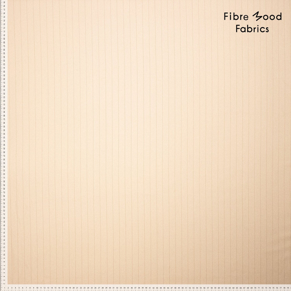 Streifenflüsterer – Nadelstreifen-Strickstoff in Beige | Fibre Mood Special 5 Fibre Mood 