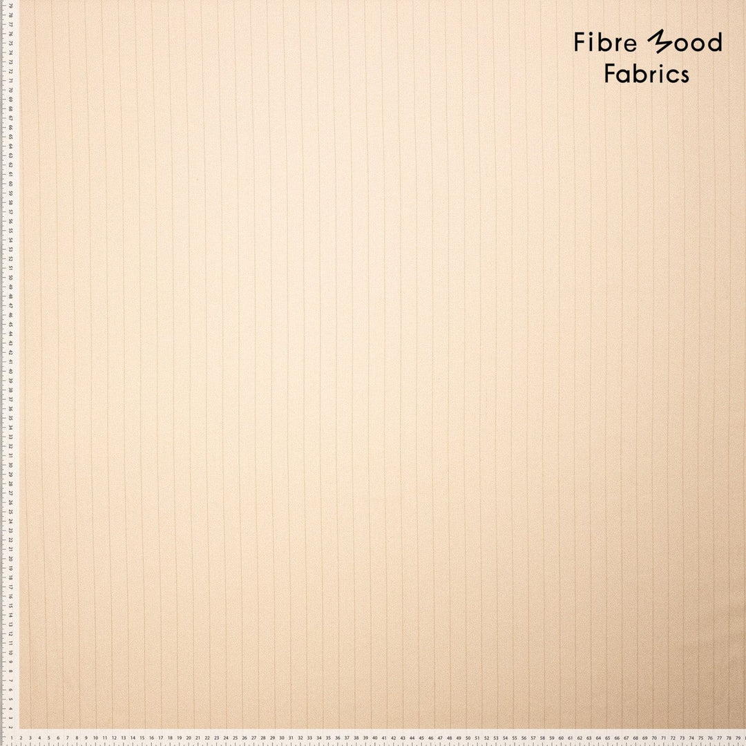 Streifenflüsterer – Nadelstreifen-Strickstoff in Beige | Fibre Mood Special 5 Fibre Mood 