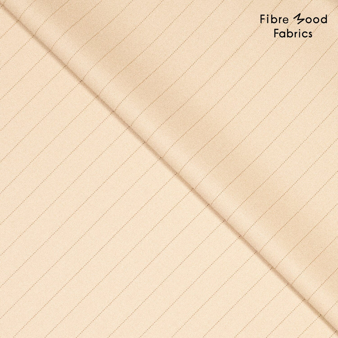 Streifenflüsterer – Nadelstreifen-Strickstoff in Beige | Fibre Mood Special 5 Fibre Mood 