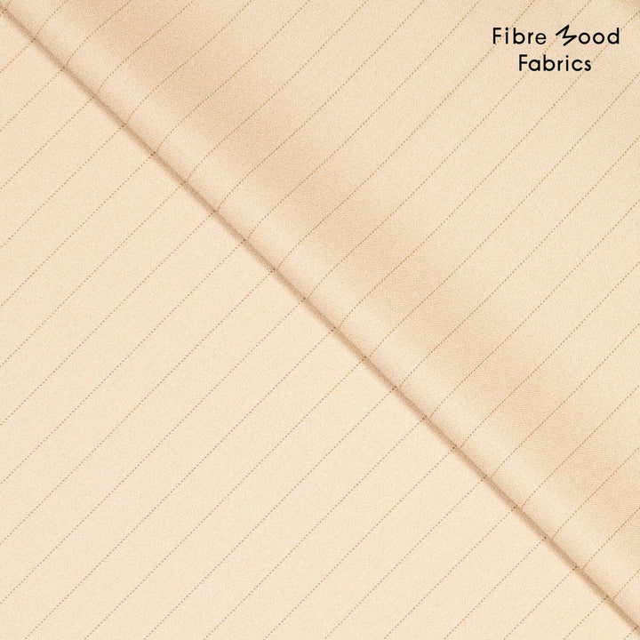 Streifenflüsterer – Nadelstreifen-Strickstoff in Beige | Fibre Mood Special 5 Fibre Mood 