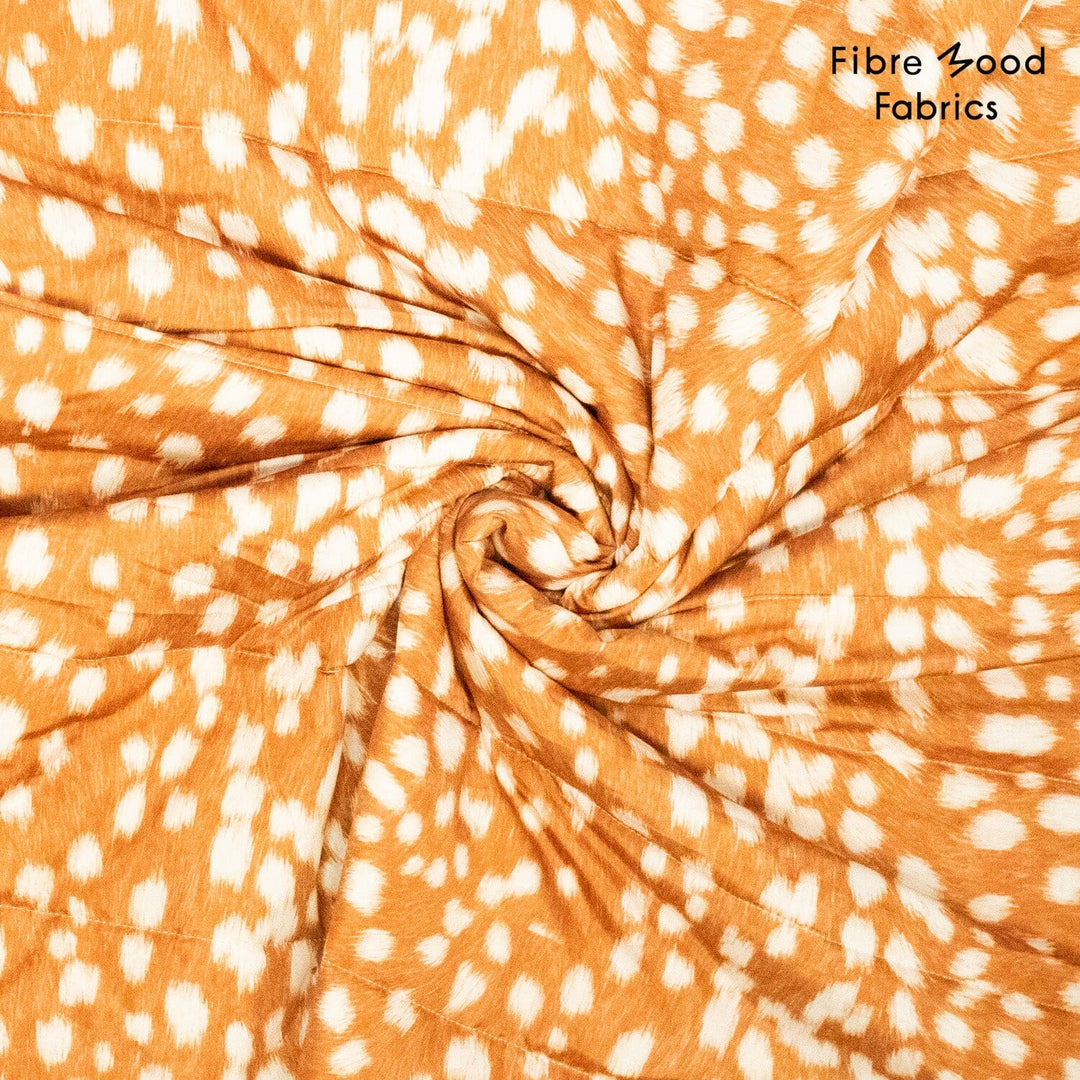 Rehbellion – gesteppter Baumwollstoff mit Rehkitz-Muster | Fibre Mood Special 5 Fibre Mood 