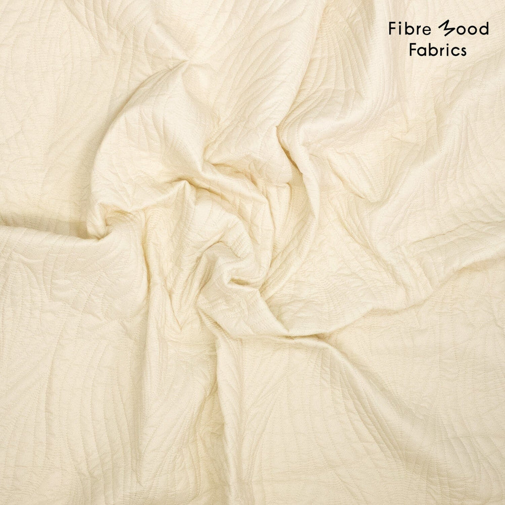 Wolkenweich – Steppstoff mit Struktur in Creme | Fibre Mood Special 5 Fibre Mood 
