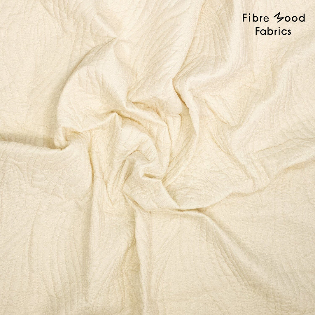 Wolkenweich – Steppstoff mit Struktur in Creme | Fibre Mood Special 5 Fibre Mood 