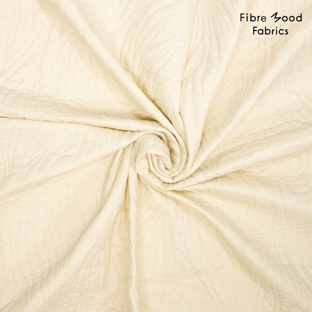 Wolkenweich – Steppstoff mit Struktur in Creme | Fibre Mood Special 5 Fibre Mood 