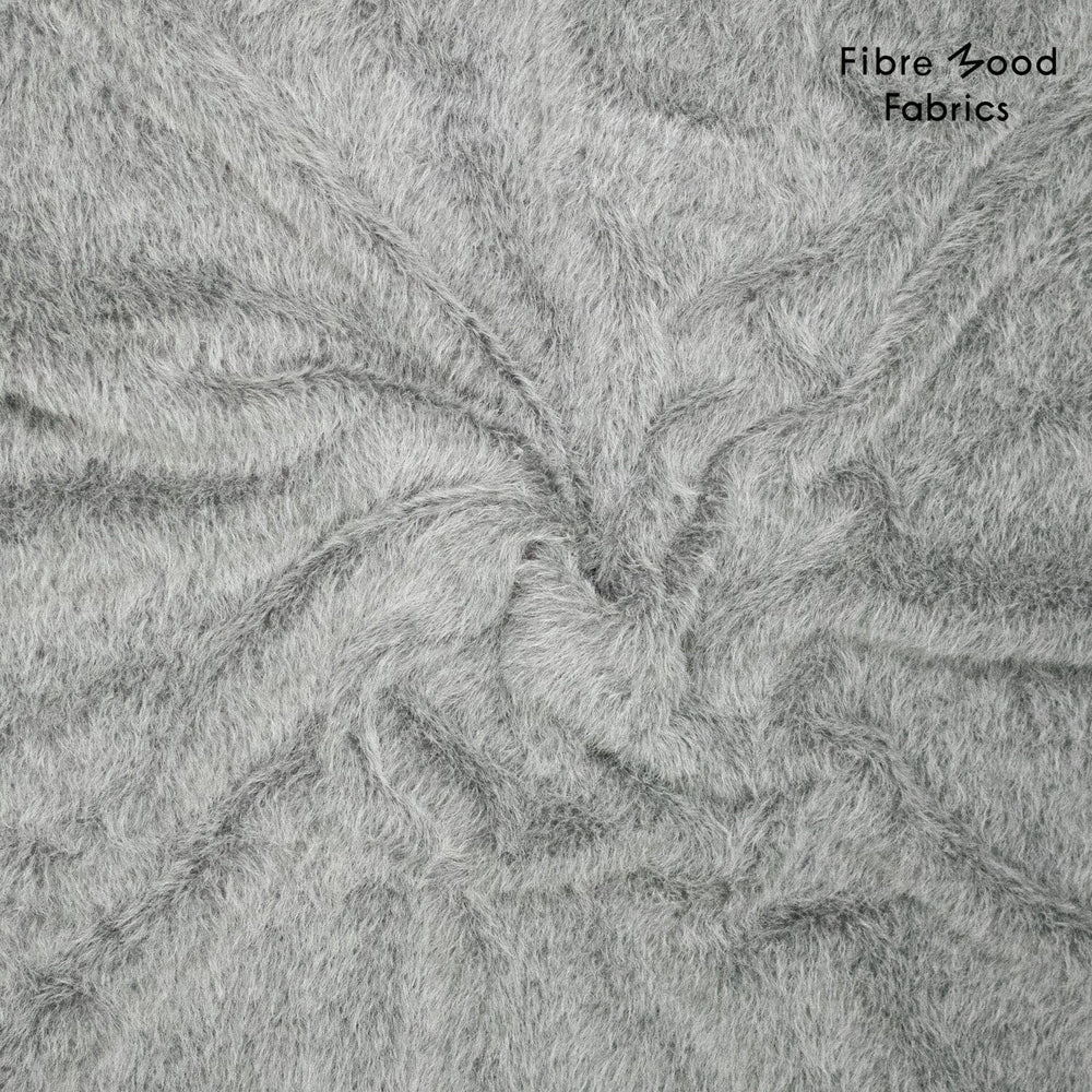 Grauzone – Flauschiger Mohair-Stoff in Grau | Fibre Mood Special 5 Fibre Mood 