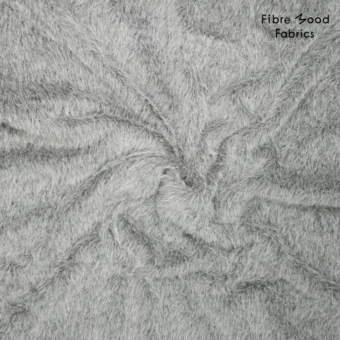 Grauzone – Flauschiger Mohair-Stoff in Grau | Fibre Mood Special 5 Fibre Mood 