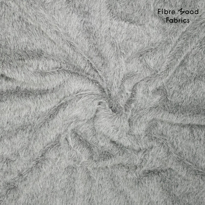 Grauzone – Flauschiger Mohair-Stoff in Grau | Fibre Mood Special 5 Fibre Mood 