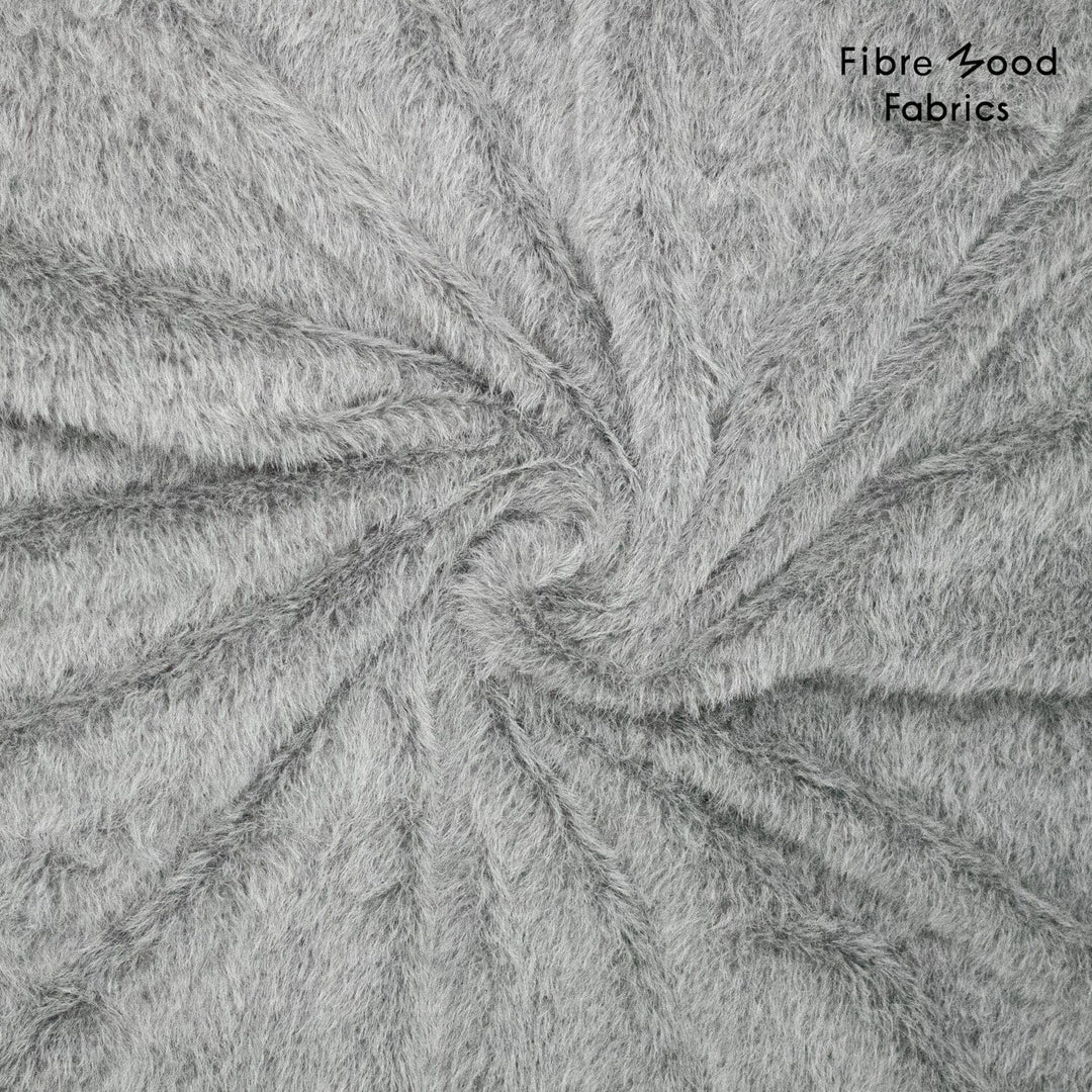 Grauzone – Flauschiger Mohair-Stoff in Grau | Fibre Mood Special 5 Fibre Mood 