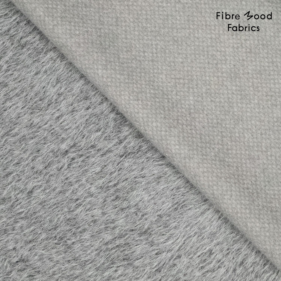 Grauzone – Flauschiger Mohair-Stoff in Grau | Fibre Mood Special 5 Fibre Mood 