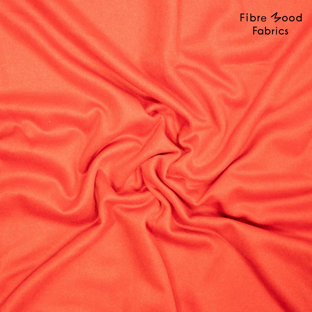 Korallkick – Woll-Mantelstoff in Korallrot | Fibre Mood Special 5 Fibre Mood 