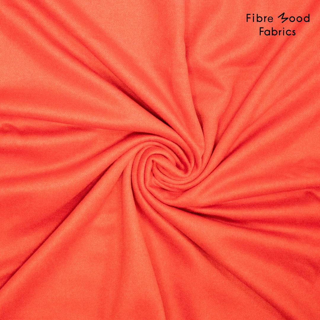 Korallkick – Woll-Mantelstoff in Korallrot | Fibre Mood Special 5 Fibre Mood 