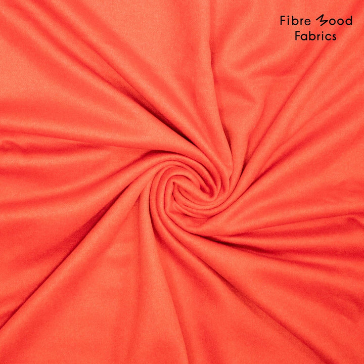 Korallkick – Woll-Mantelstoff in Korallrot | Fibre Mood Special 5 Fibre Mood 