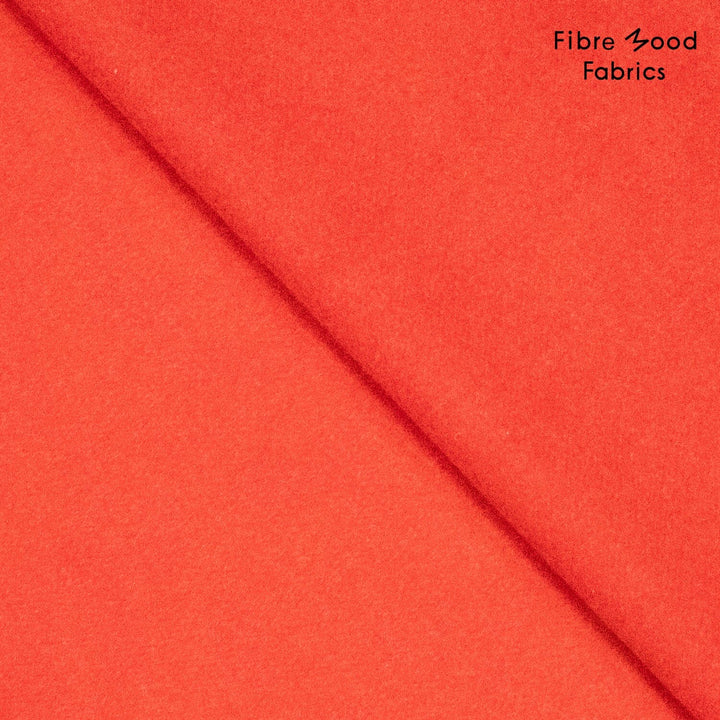 Korallkick – Woll-Mantelstoff in Korallrot | Fibre Mood Special 5 Fibre Mood 