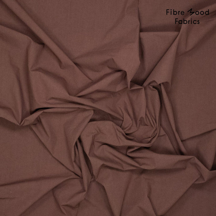 Mocha Cotton – Popeline Dark Brown | Fibre Mood 39 Fibre Mood 