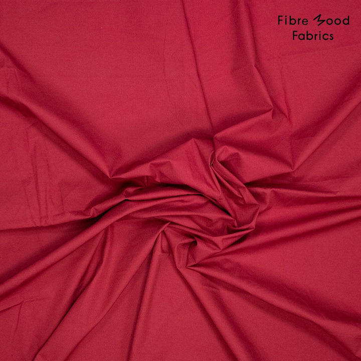Make a Scene“ – Stone Washed Popeline Rot | Fibre Mood 40 Fadenwunsch 