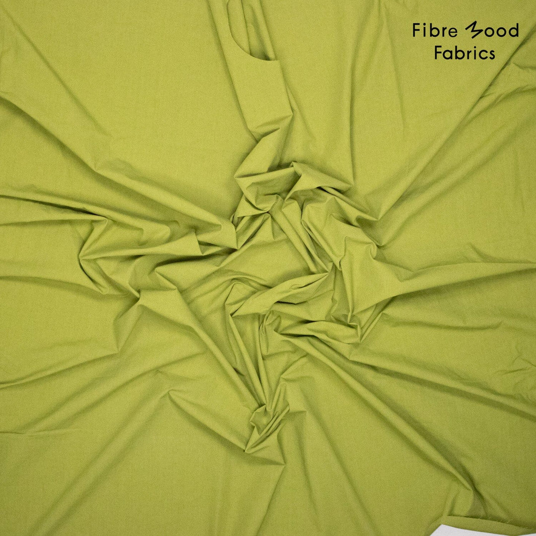 Lime Cotton – Popeline Medium Green | Fibre Mood 39 Fibre Mood 