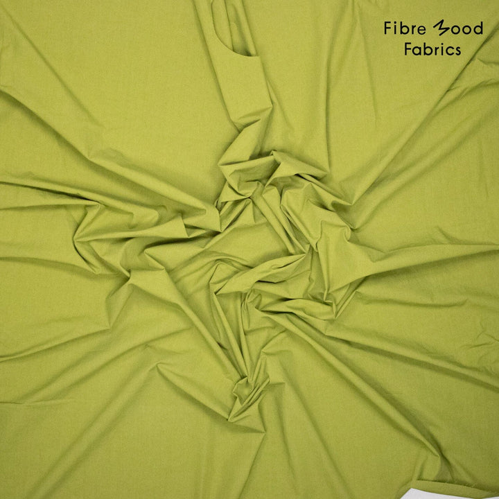Lime Cotton – Popeline Medium Green | Fibre Mood 39 Fibre Mood 