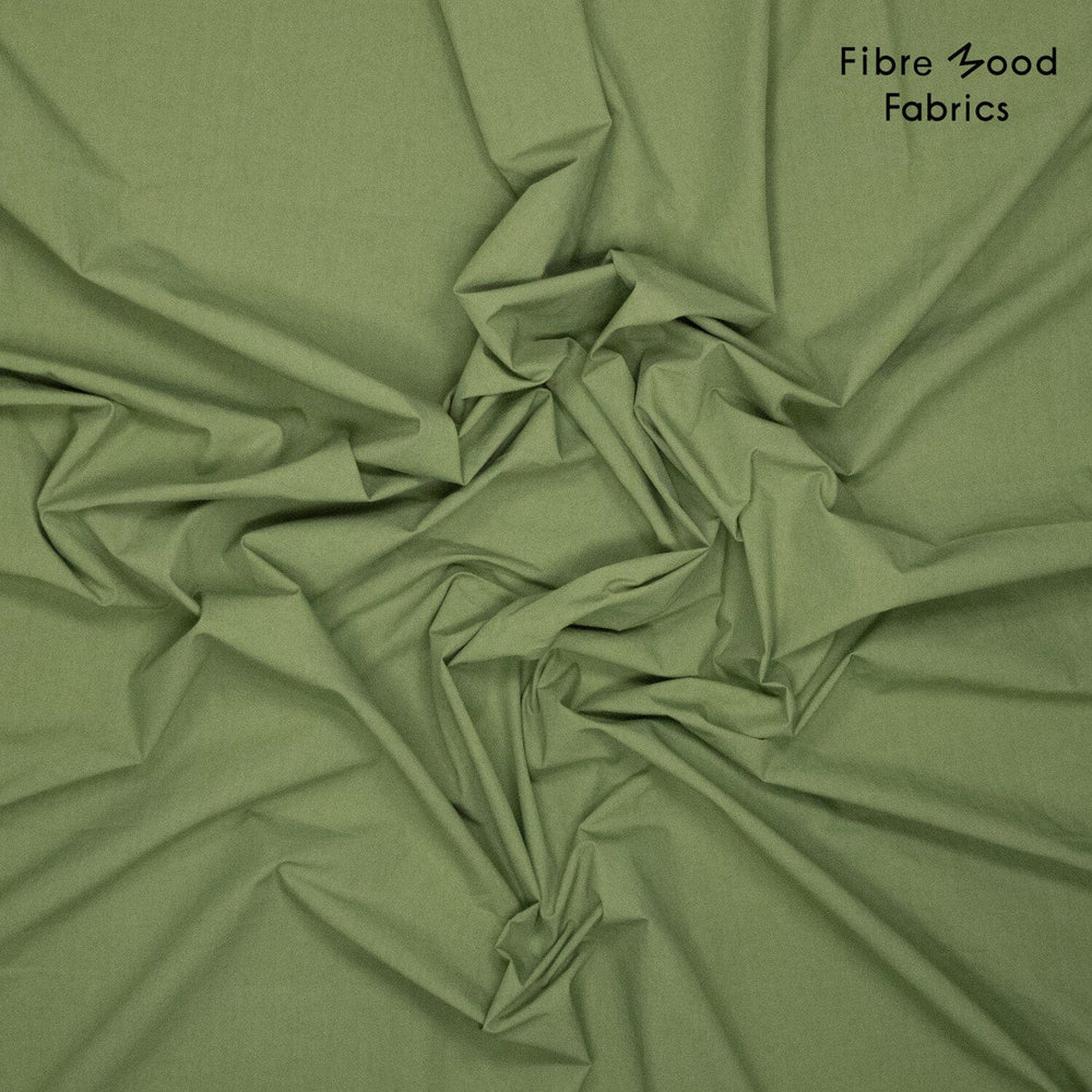 Popeline Stone Washed Wiesengrün | Fibre Mood Fabrics 38 Fibre Mood 