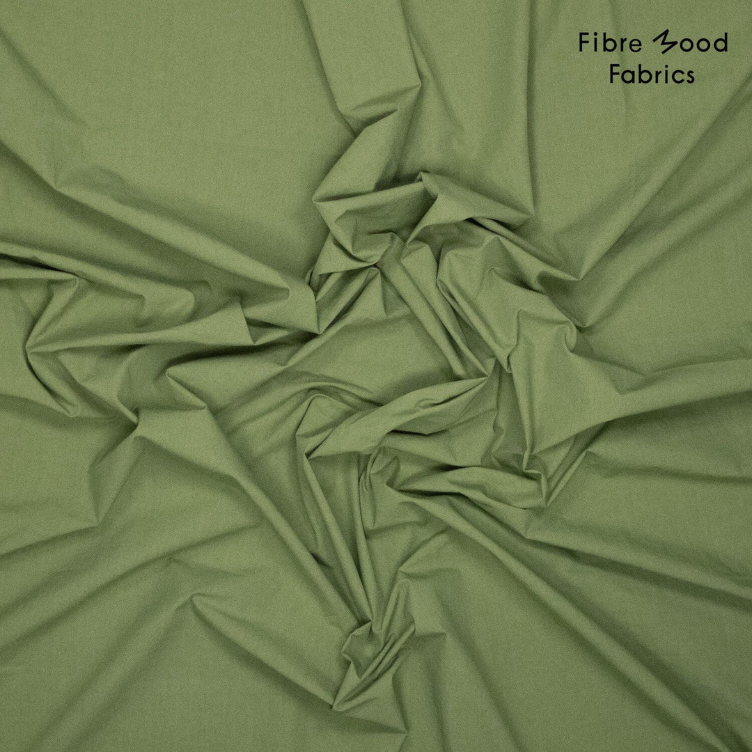 Popeline Stone Washed Wiesengrün | Fibre Mood Fabrics 38 Fibre Mood 