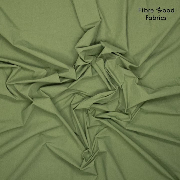 Popeline Stone Washed Wiesengrün | Fibre Mood Fabrics 38 Fibre Mood 