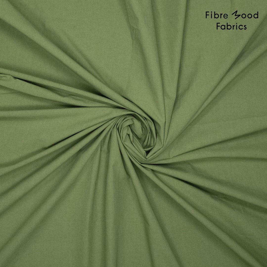 Popeline Stone Washed Wiesengrün | Fibre Mood Fabrics 38 Fibre Mood 