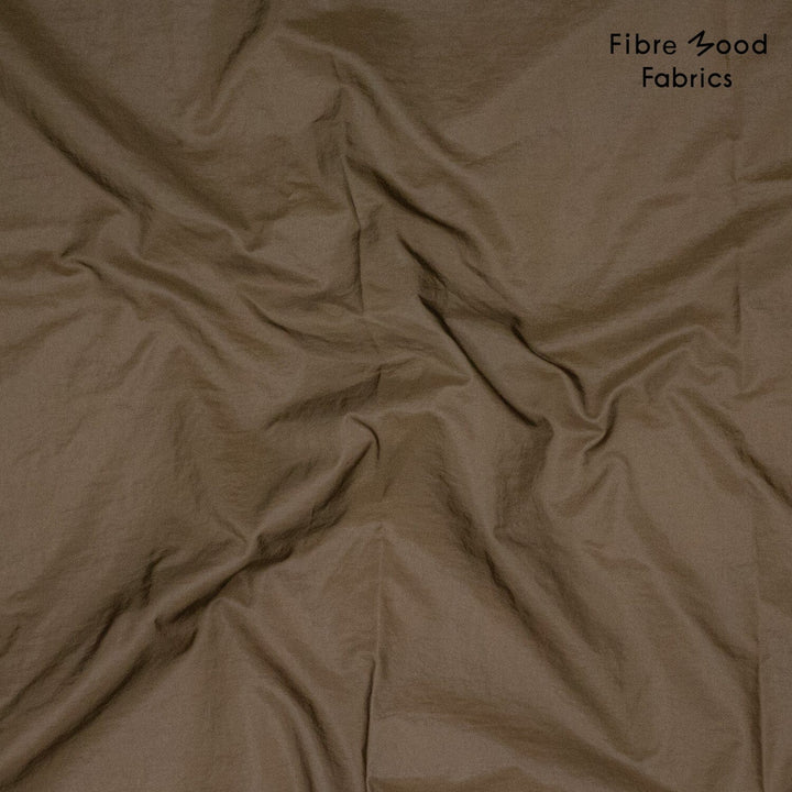 Wrinkled Nylon wasserabweisend Braun | Fibre Mood Fabrics 37 Fibre Mood 