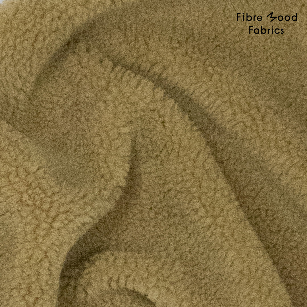 Flauschgold – Teddyplüsch in Olivbeige | Fibre Mood Special 5