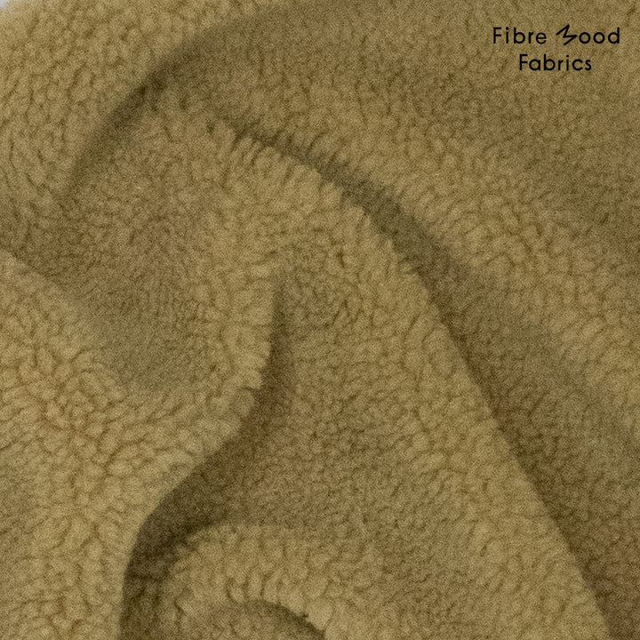 Flauschgold – Teddyplüsch in Olivbeige | Fibre Mood Special 5