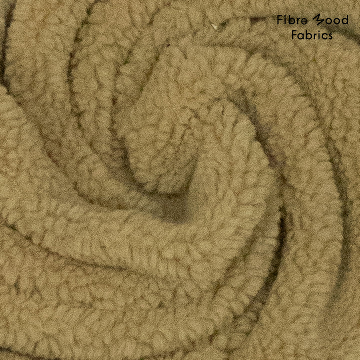 Flauschgold – Teddyplüsch in Olivbeige | Fibre Mood Special 5