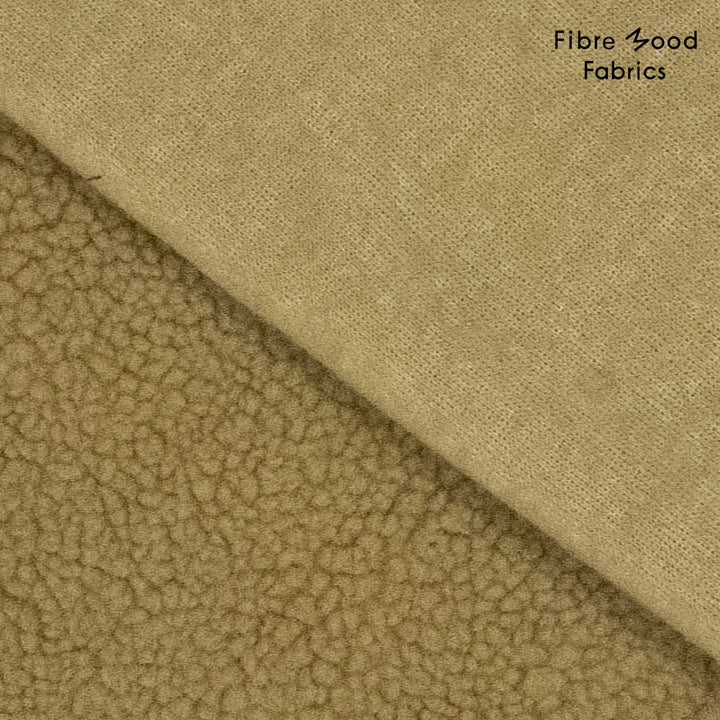 Flauschgold – Teddyplüsch in Olivbeige | Fibre Mood Special 5