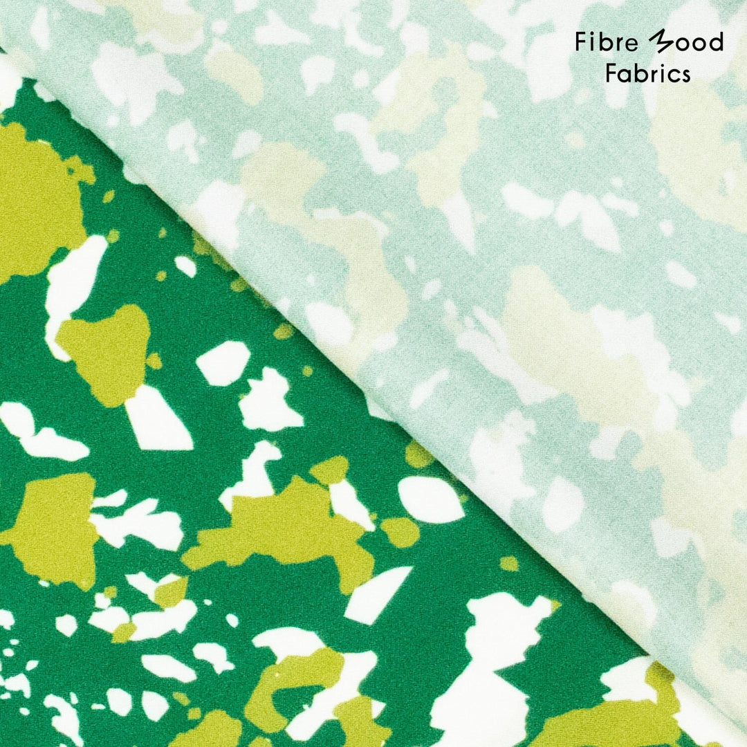 Jungle Splash – Viskose Stoff Camouflage Grün | Fibre Mood 39 Fibre Mood 