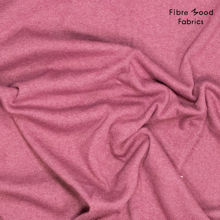Rosy Mood Rib – Bündchen Altrosa meliert | Fibre Mood 40 Fadenwunsch 