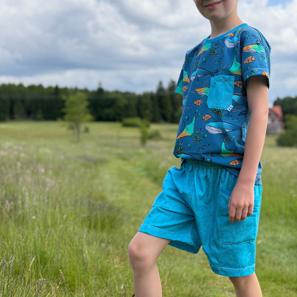 "Ocean Explorers" mit Walen und Meereswelt fadenwunsch 
