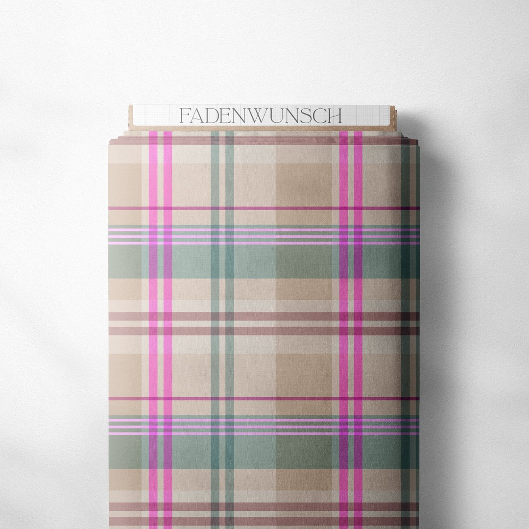 Vorbestellung | "Modern Tartan Pink" fadenwunsch 