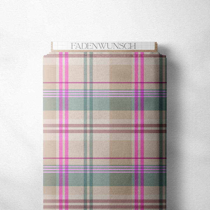 Vorbestellung | "Modern Tartan Pink" fadenwunsch 
