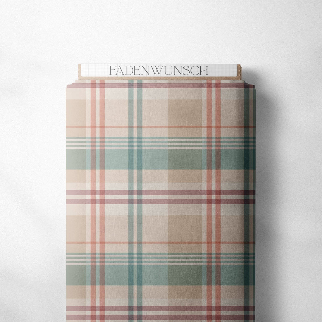 Vorbestellung | "Modern Tartan Mint" fadenwunsch 