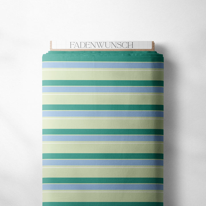 Vorbestellung | "Stripes Jade Blue Lime" fadenwunsch 