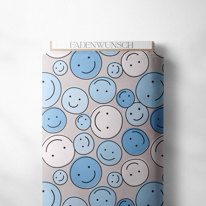 Vorbestellung | "Smiley Face Blau" fadenwunsch 