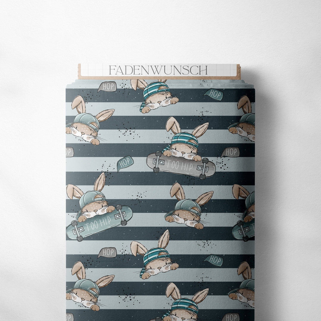 Vorbestellung | "Hasen Scratch Boy Stripes" fadenwunsch 