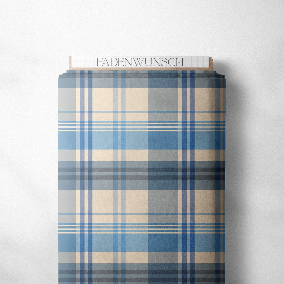 Vorbestellung | "Modern Tartan Blau" fadenwunsch 