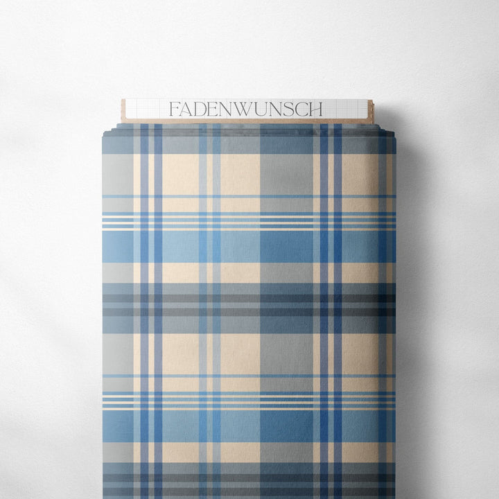 Vorbestellung | "Modern Tartan Blau" fadenwunsch 