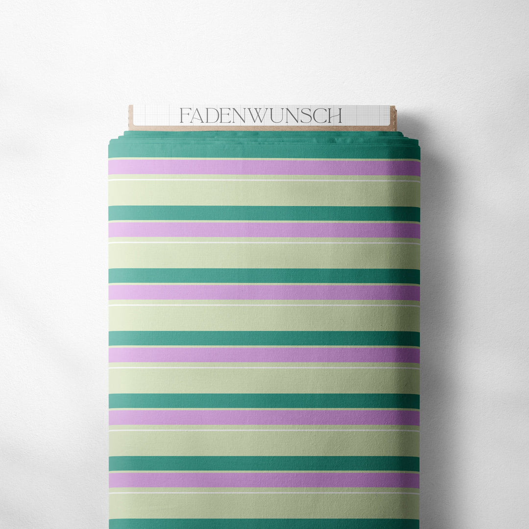 Vorbestellung | "Stripes Jade Lilac Lime" fadenwunsch 
