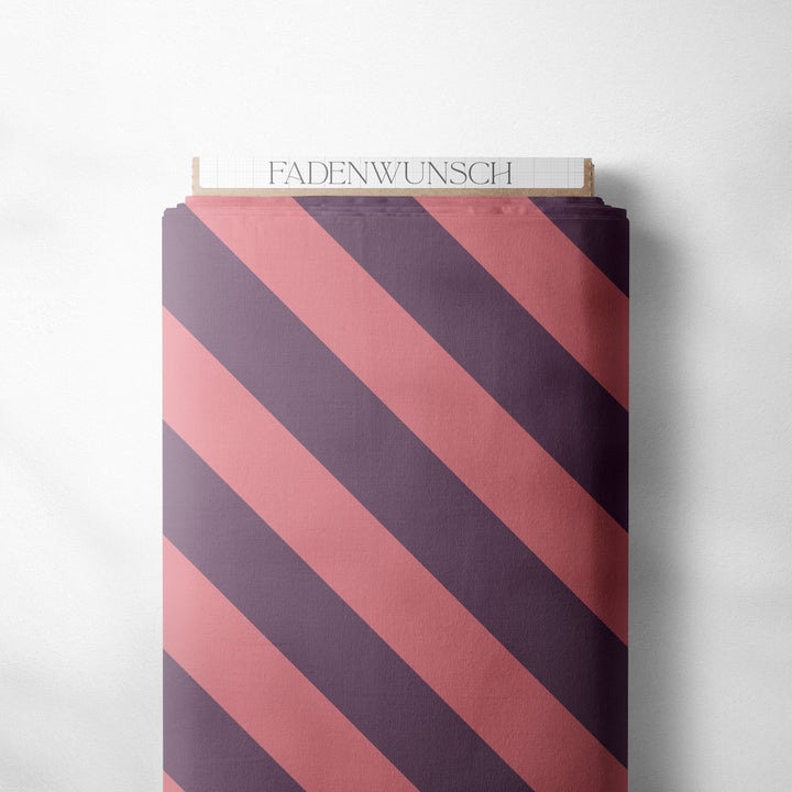 Vorbestellung | "Donut Love Kombi Streifen Lila Dusty Rose" fadenwunsch 